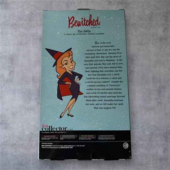 Bewitched Barbie Doll Pink Label Collector Doll - New In Box - Picture 2 of 6